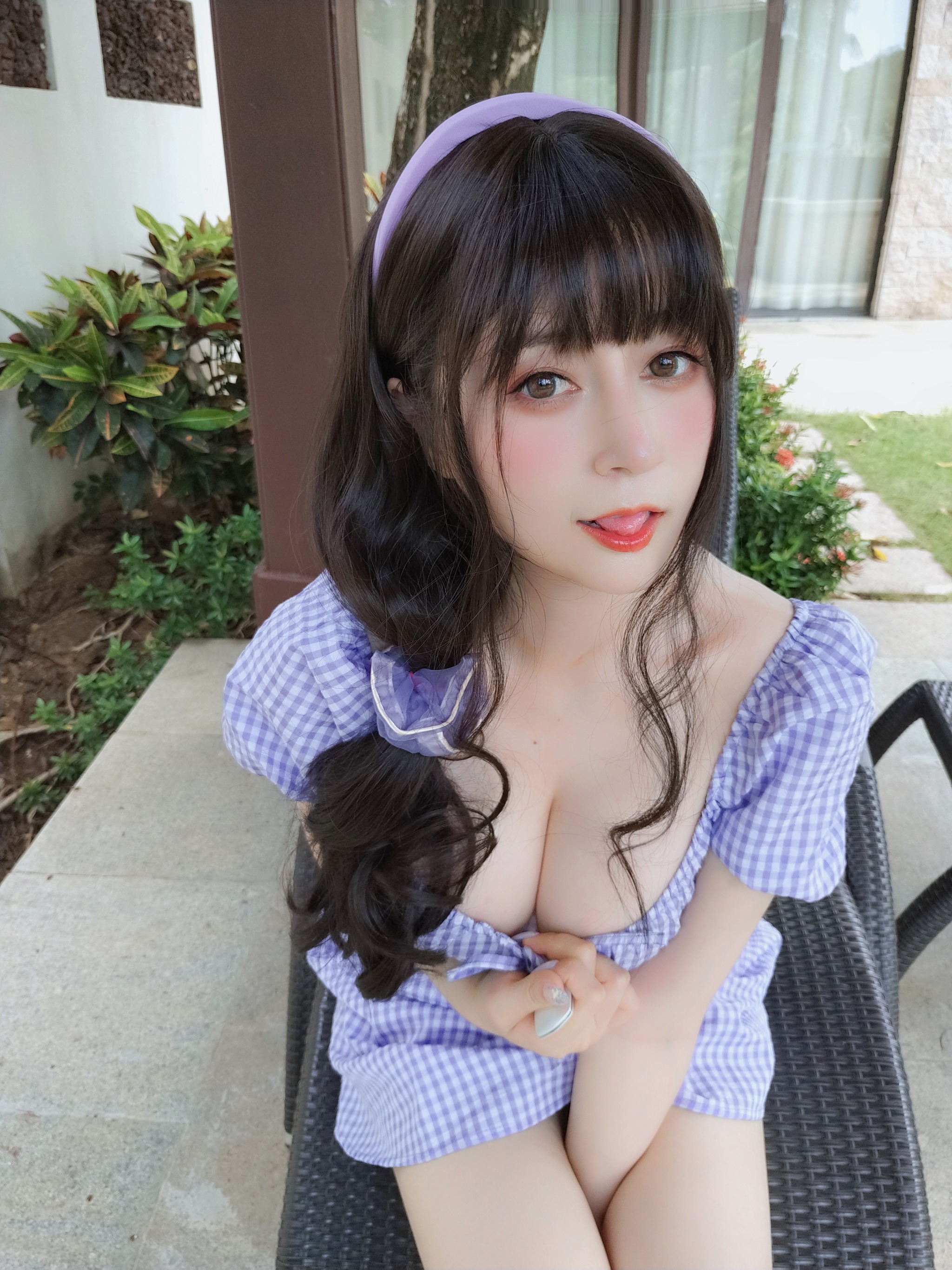 白银81 – NO.100 夏日的格子连衣裙[85P2V]-XikXak